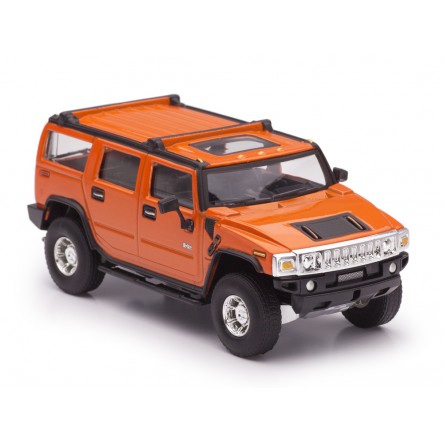1/43 Big SUV H2 Wagon orange metallic / black interior / chrome wheels