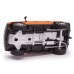 1/43 Big SUV H2 Wagon orange metallic / black interior / chrome wheels
