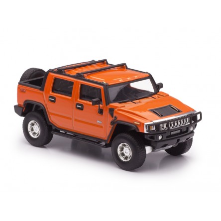 1/43 Big SUV H2 SUT orange metallic / black interior / chrome wheels
