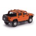 1/43 Big SUV H2 SUT orange metallic / black interior / chrome wheels