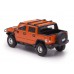 1/43 Big SUV H2 SUT orange metallic / black interior / chrome wheels